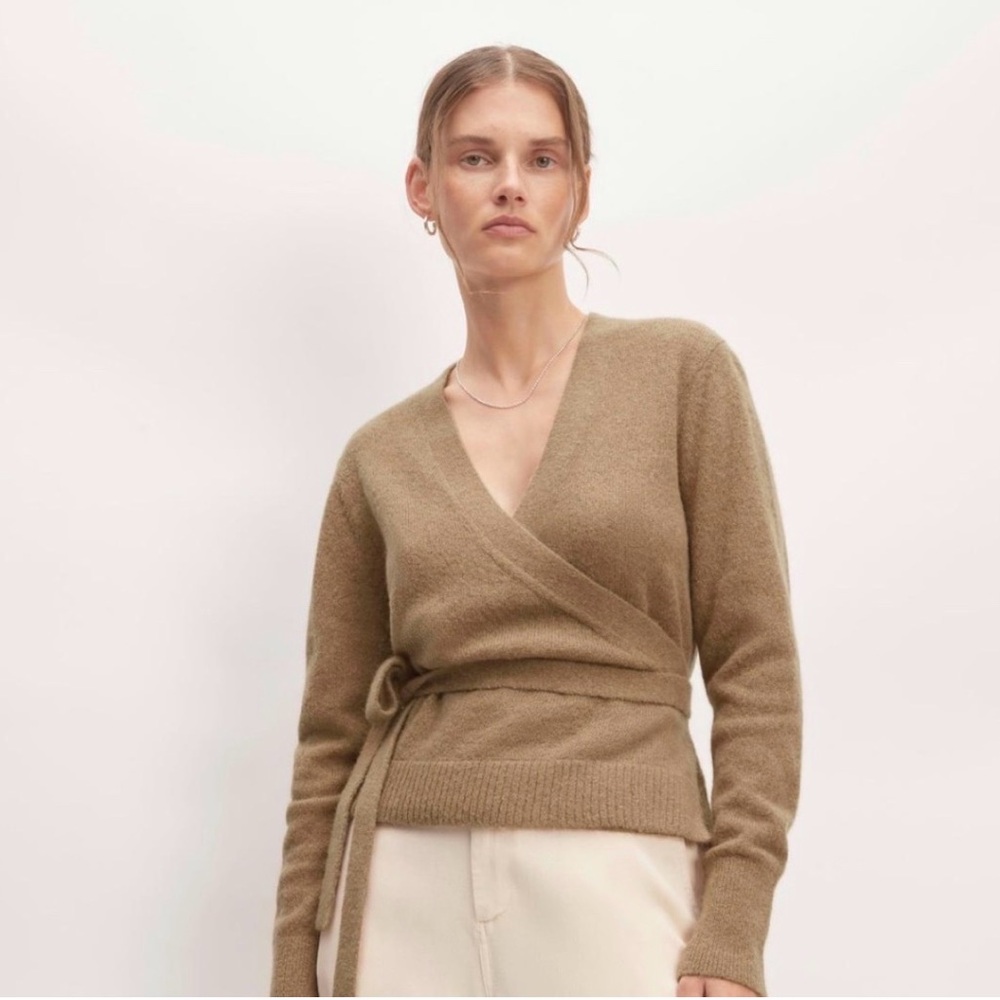 Everlane Alpaca Wrap Sweater